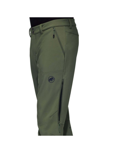 Pantalon Mammut Runbold Winter SO M Dark Marsh