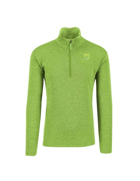 Polar Fleece Karpos PIZZOCCO HALF ZIP Green Flash