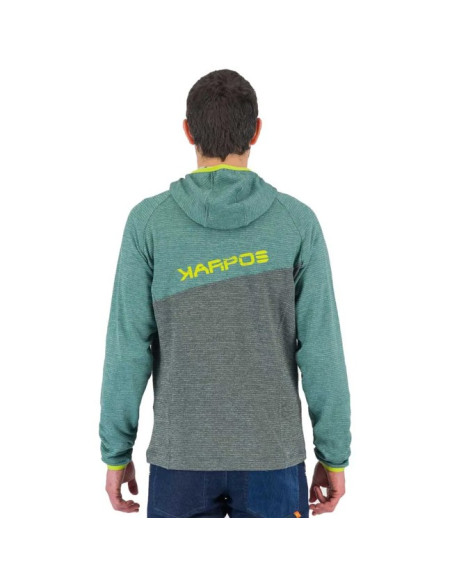 Sudadera Karpos FULL ZIP HOODIE Forest/North At