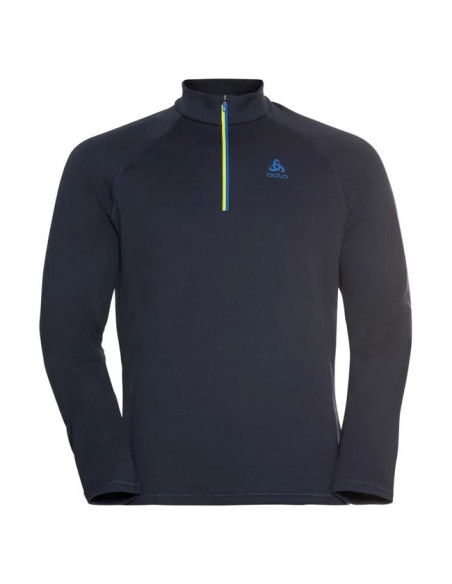 Fleece Odlo BESSO HZ MIDLAYER Dark Sapphire