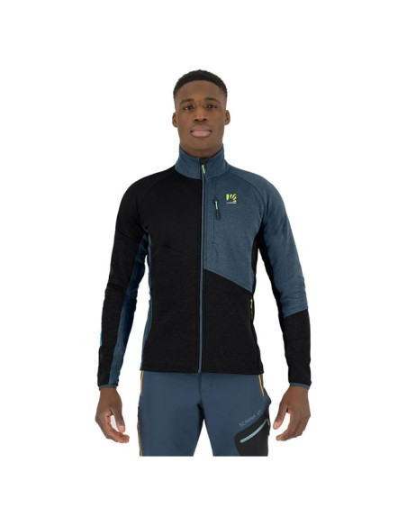 Polar Fleece Karpos FULL-ZIP FLEECE Black/Midnight