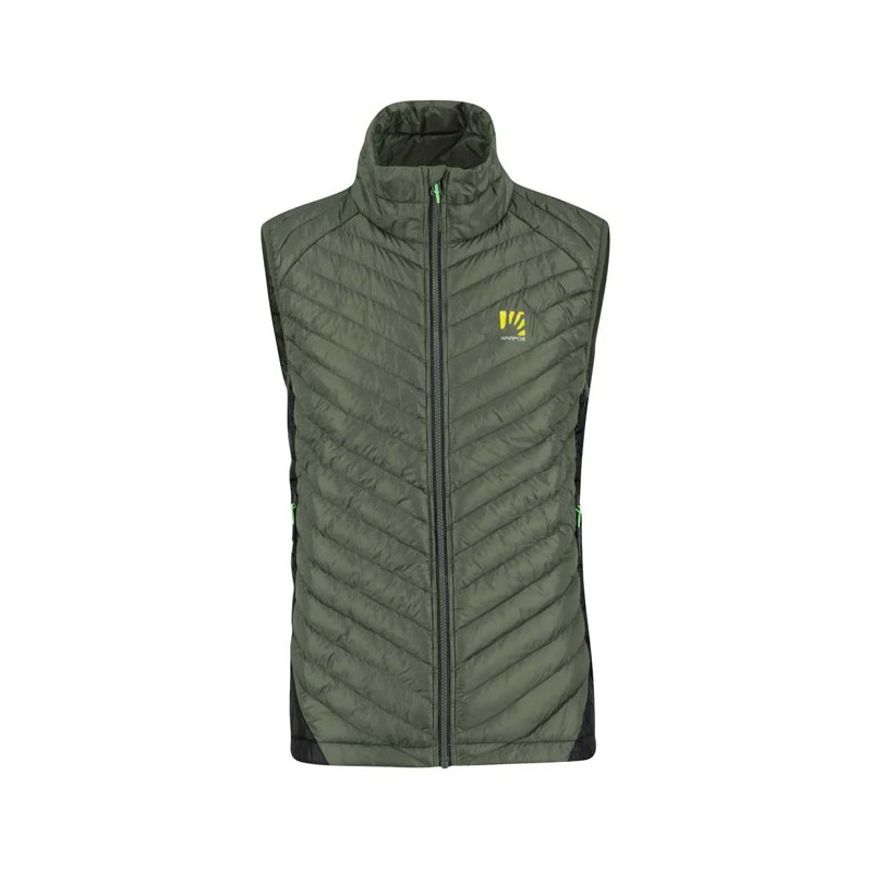 Mellény Karpos PLAT VEST Thyme/Black Sand