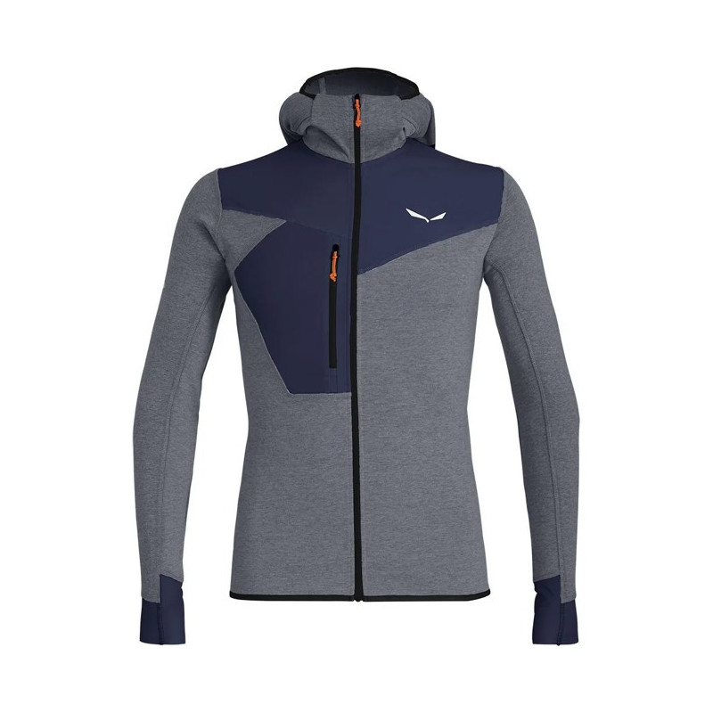 Pulóver Salewa PUEZ 2 DRY M L/S HOOD FZ