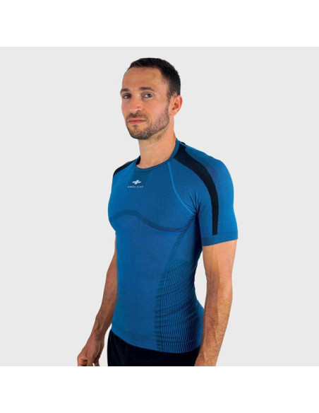 Maglietta Raidlight SEAMLESS SS TOP Blue/Black