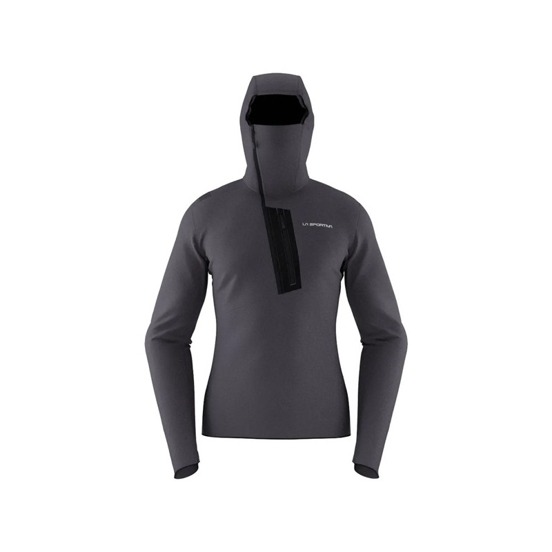 Sudadera La Sportiva BIG WALL PULLOVER HOODY M Onyx/Chalk