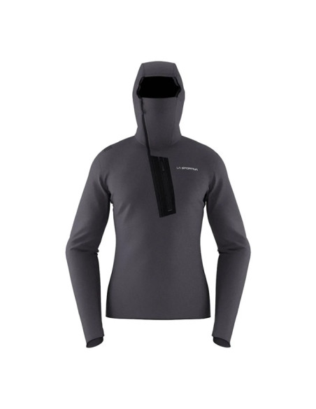 Sudadera La Sportiva BIG WALL PULLOVER HOODY M Onyx/Chalk