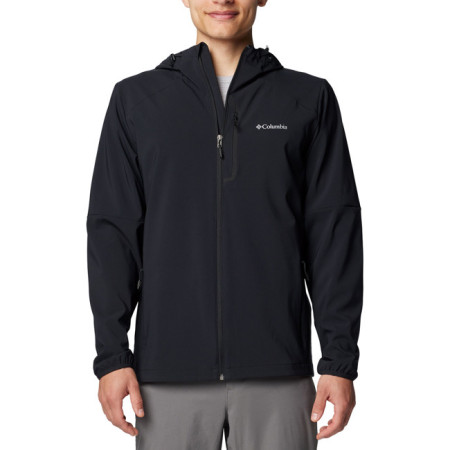 Fliskakna Columbia TECH SOFTSHELL HOODIE BLACK