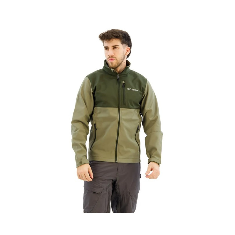 Kabát Columbia ASCENDER SOFTSHELL JKT Stone Green