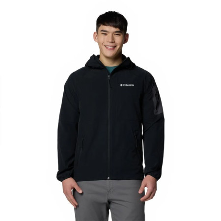 Jas Columbia TALL HEIGHTS II HOODED SOFTSHELL Black