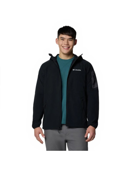 Casaco Columbia TALL HEIGHTS II HOODED SOFTSHELL Black