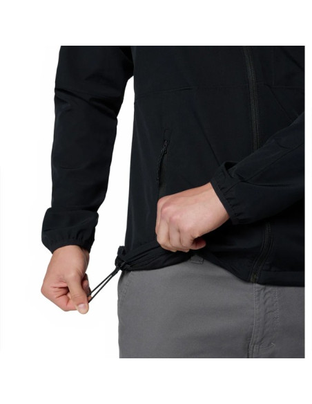 Casaco Columbia TALL HEIGHTS II HOODED SOFTSHELL Black