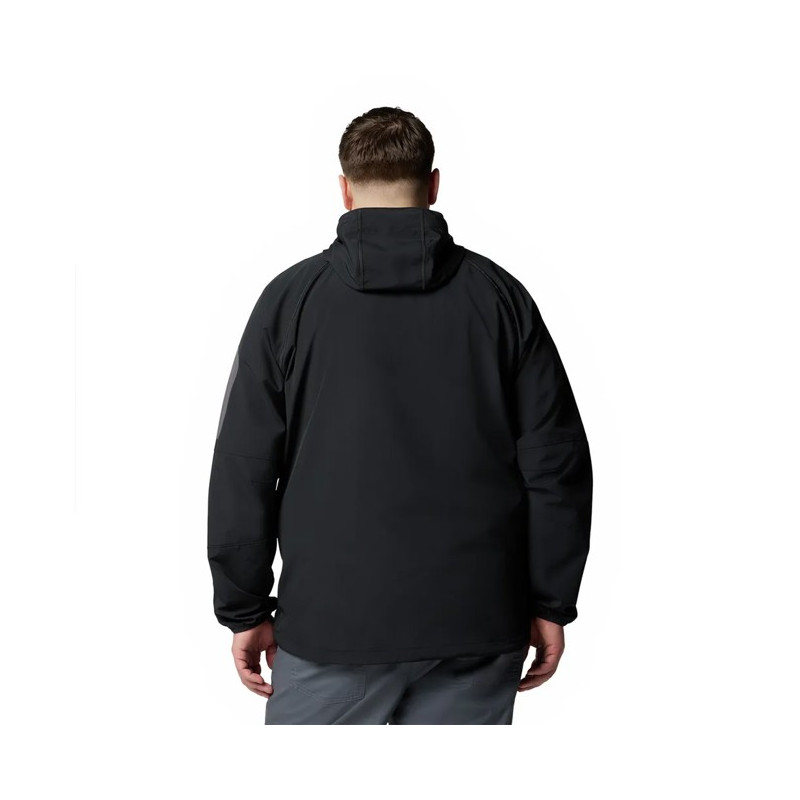 Jacka Columbia TALL HEIGHTS II HOODED SOFTSHELL Black