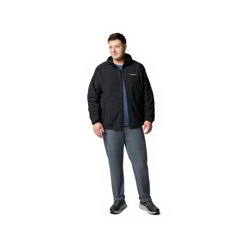 Jacka Columbia TALL HEIGHTS II HOODED SOFTSHELL Black