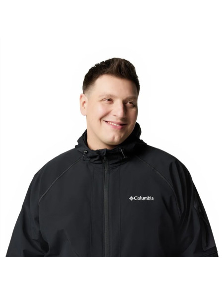 Jacket Columbia TALL HEIGHTS II HOODED SOFTSHELL Black