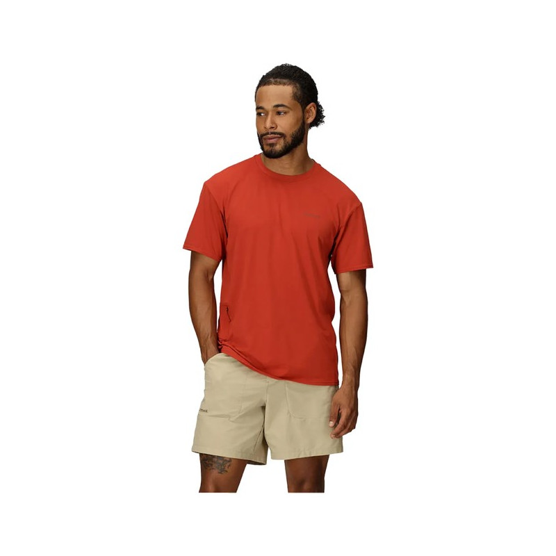 Camiseta Marmot AIREXCHANGE SOLARSHIELD CREW SS Sumac