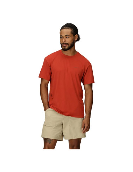 T-Shirt Marmot AIREXCHANGE SOLARSHIELD CREW SS Sumac