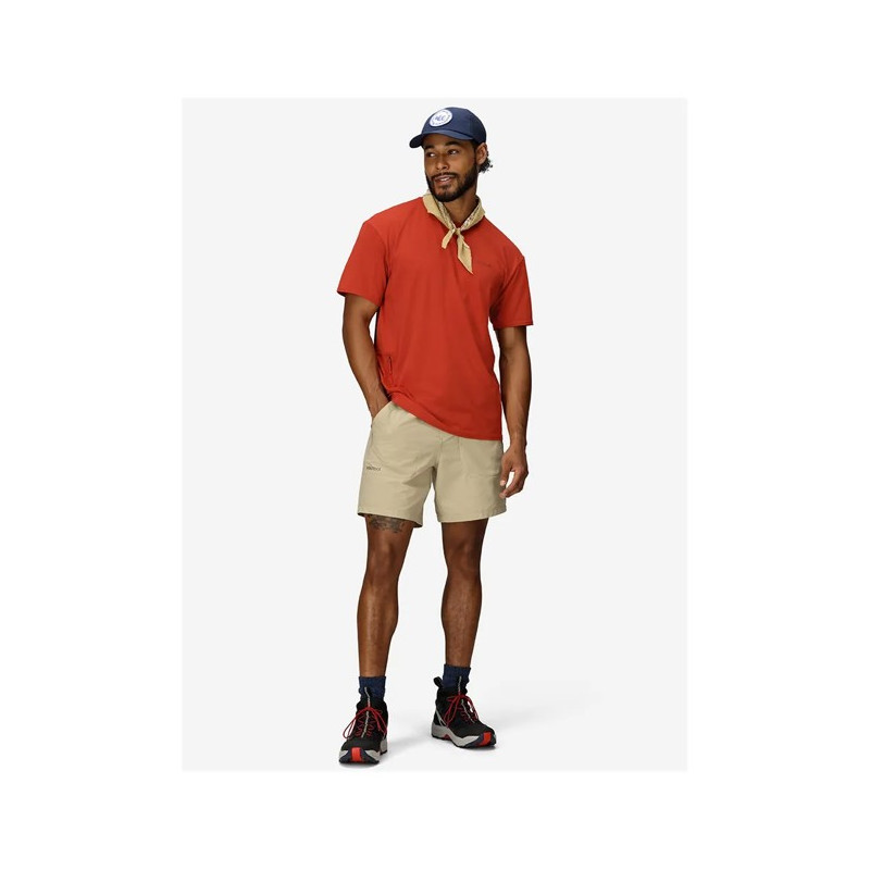 T-Shirt Marmot AIREXCHANGE SOLARSHIELD CREW SS Sumac