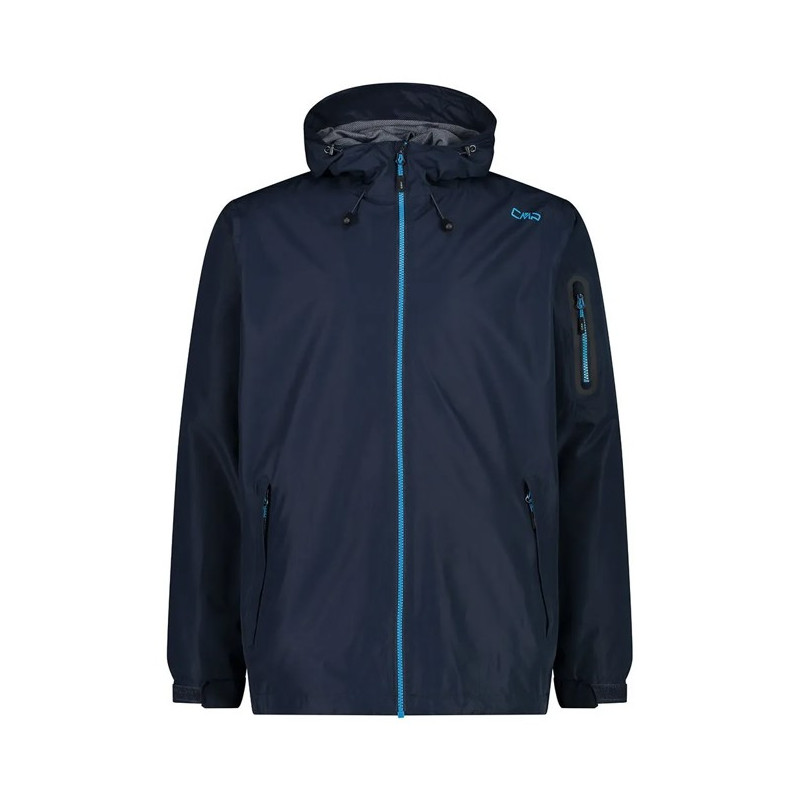Jacket Cmp FIX HOOD BLACK BLUE