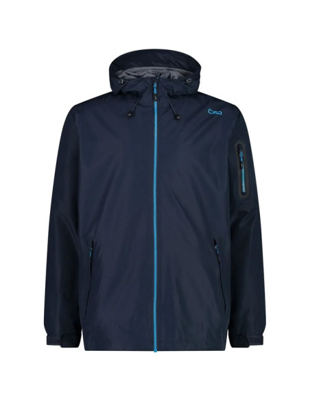 Kabát Cmp JACKET FIX HOOD BLACK BLUE