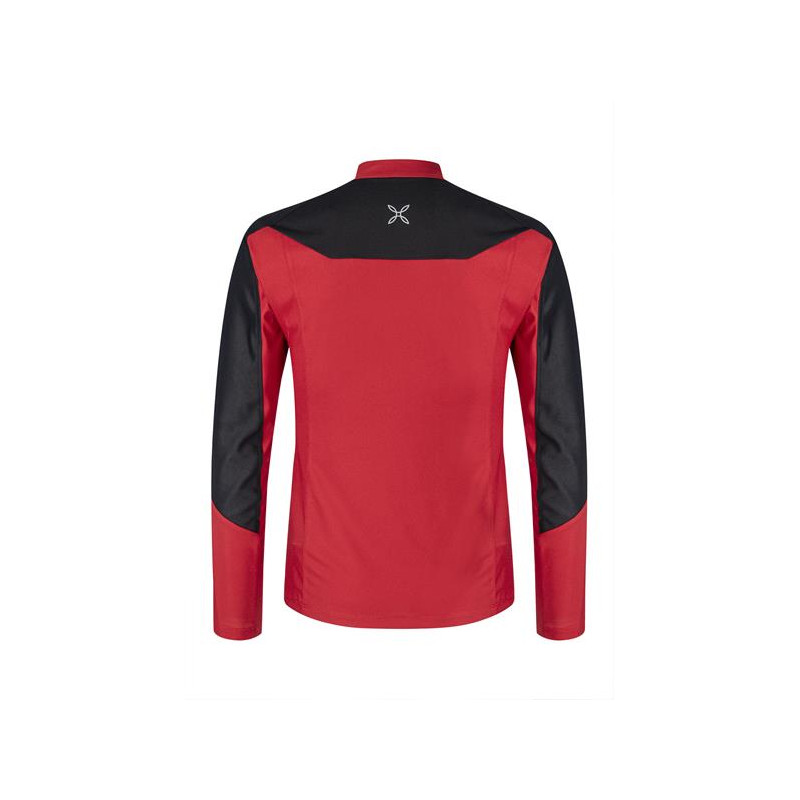 Fleeceová mikina Montura Force Zip Maglia Rosso
