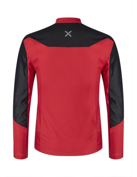Fleeceová mikina Montura Force Zip Maglia Rosso