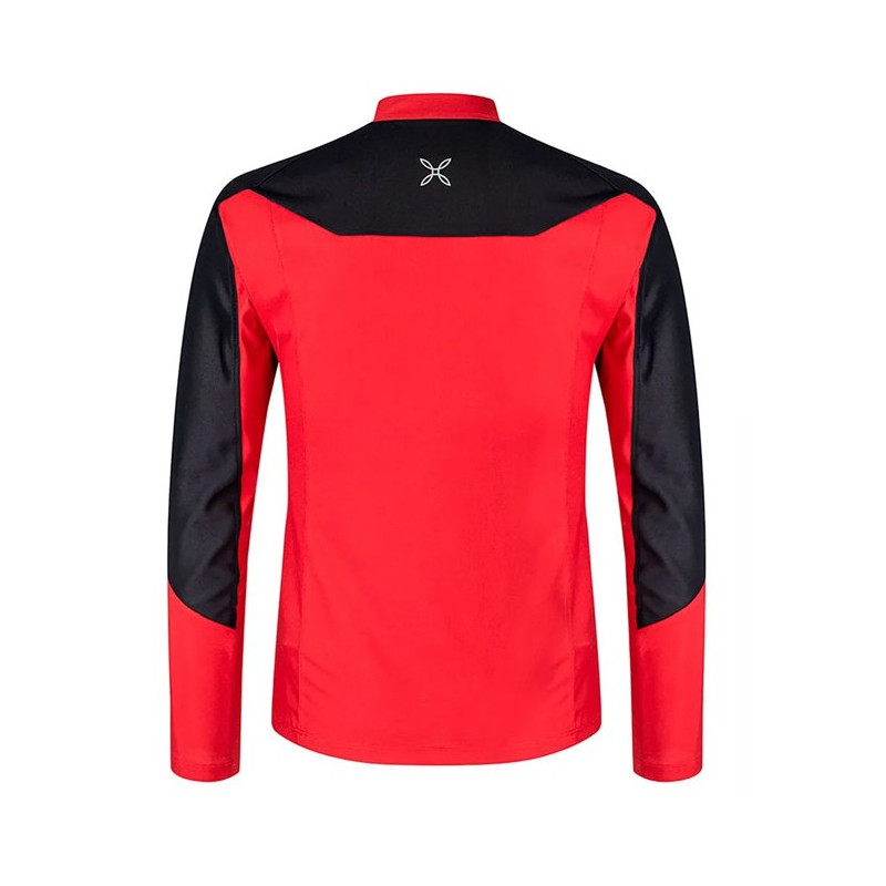 Fleeceová mikina Montura Force Zip Maglia Rosso