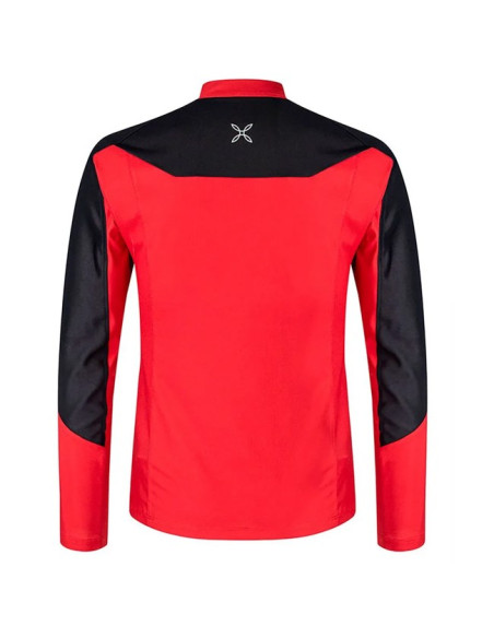 Fleeceová mikina Montura Force Zip Maglia Rosso