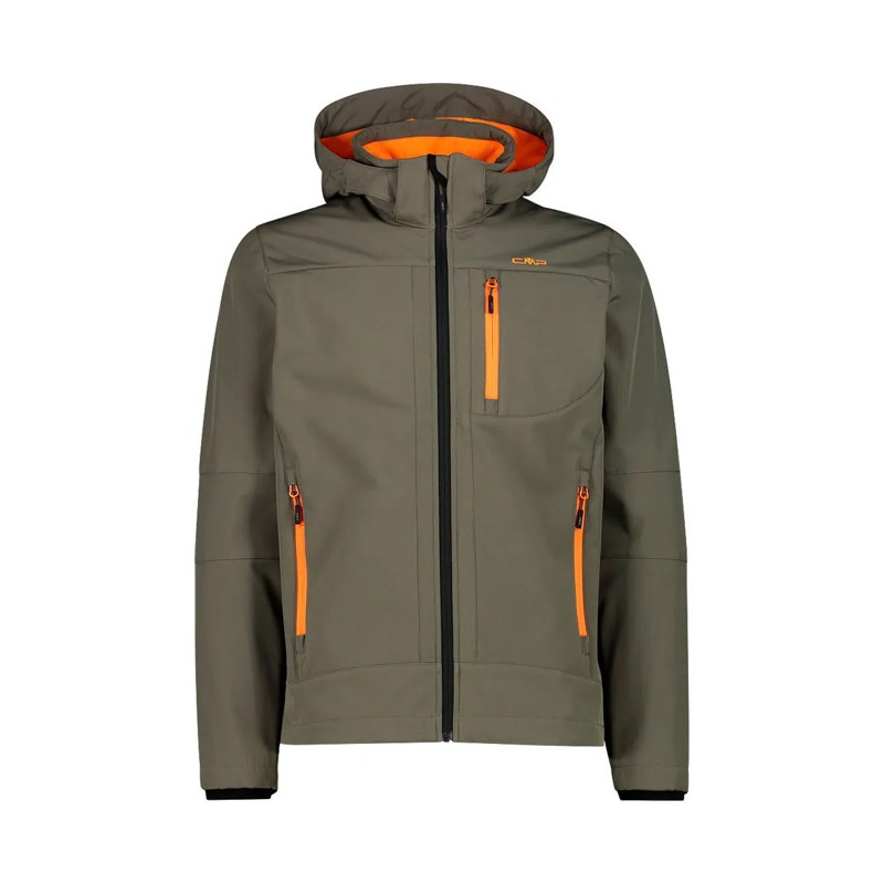 Jakke Cmp ZIP HOOD OLIVE