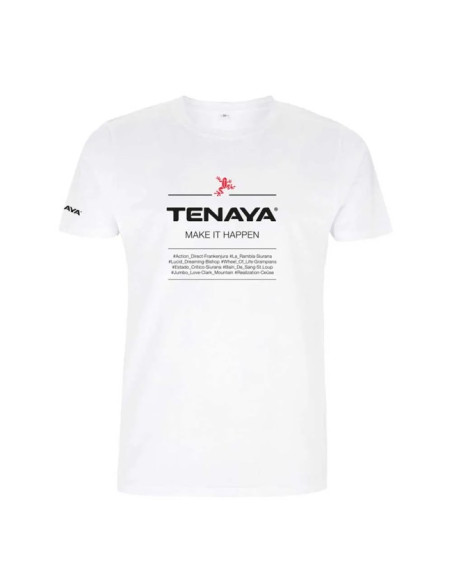 Tričko Tenaya ROUTES White