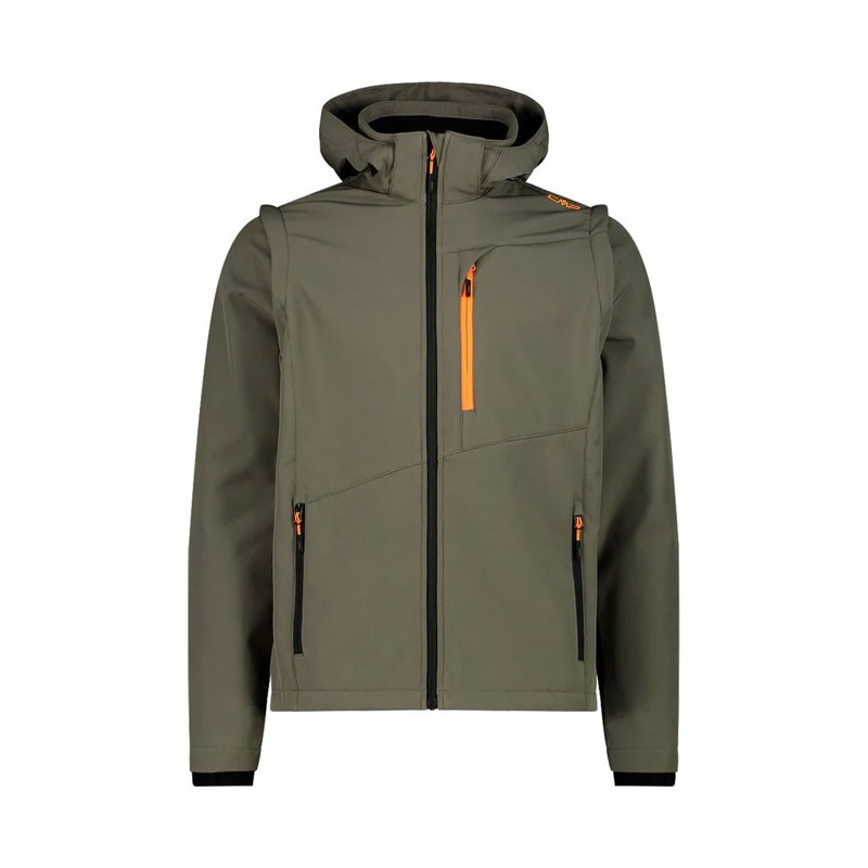 Jacke Cmp ZIP HOOD SLEEVES olive