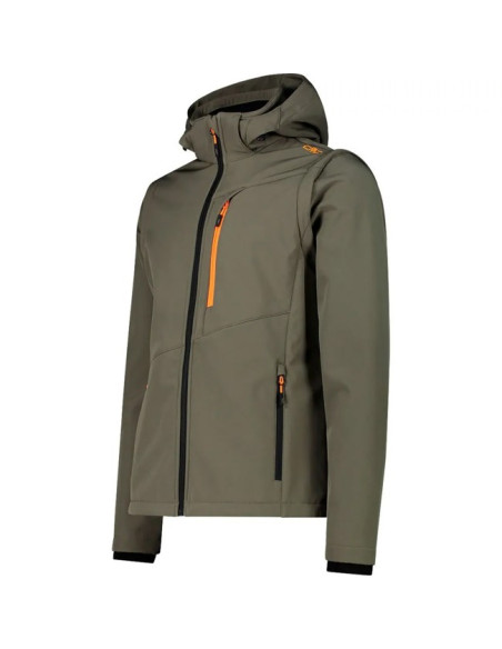 Jas Cmp ZIP HOOD SLEEVES olive