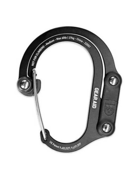 Kablys Gear Aid HEROCLIP MED Stealth Black