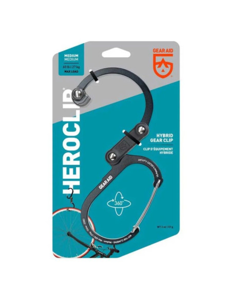 Sky Hook Gear Aid HEROCLIP MED Stealth Black