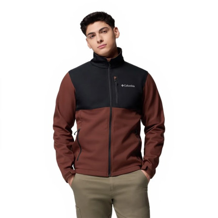Kabát Columbia ASCENDER SOFTSHELL JKT Tobacco, Black
