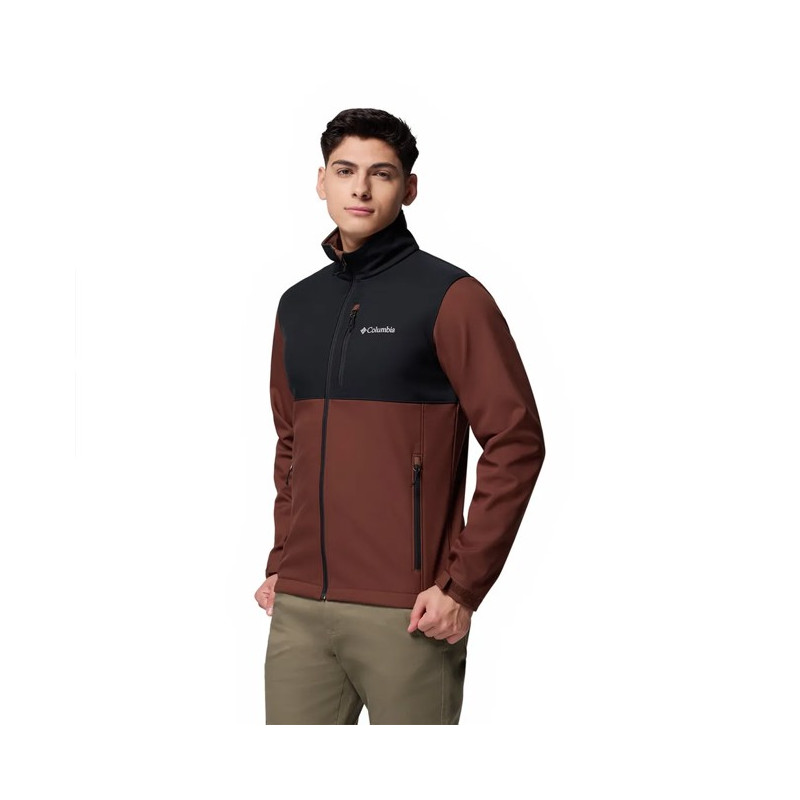 Kabát Columbia ASCENDER SOFTSHELL JKT Tobacco, Black
