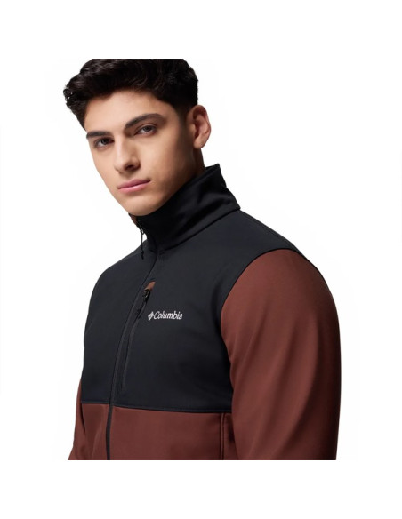 Kabát Columbia ASCENDER SOFTSHELL JKT Tobacco, Black