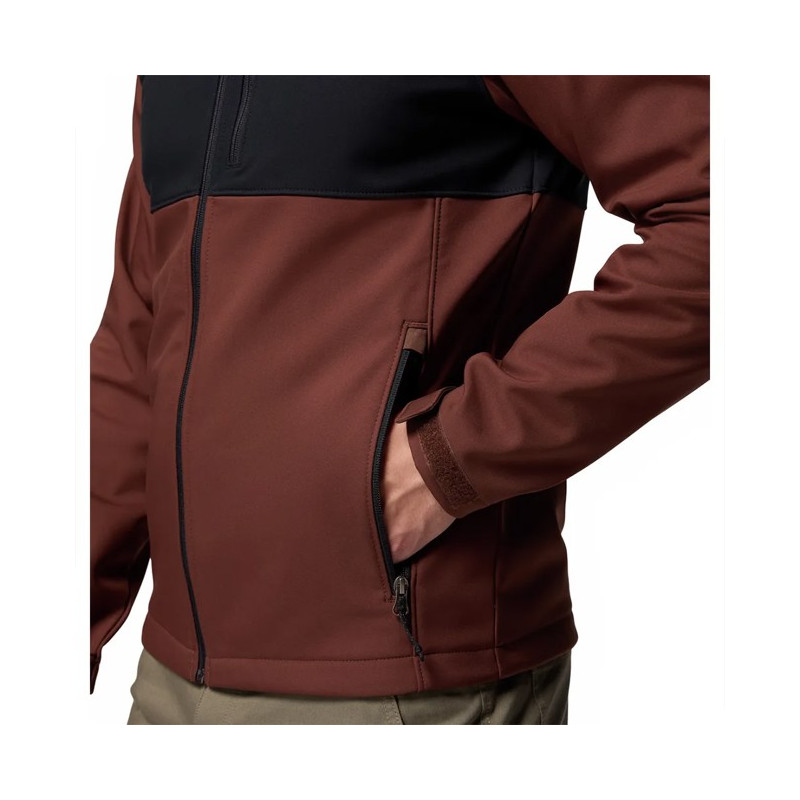 Kabát Columbia ASCENDER SOFTSHELL JKT Tobacco, Black