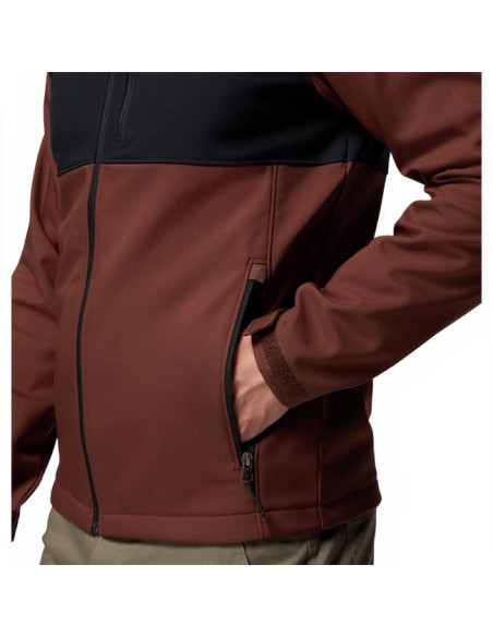 Jakna Columbia ASCENDER SOFTSHELL JKT Tobacco, Black