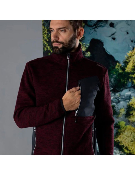 Polár Cmp Knit Tech Jacquard Jacket