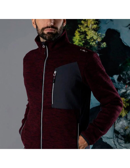 Polár Cmp Knit Tech Jacquard Jacket