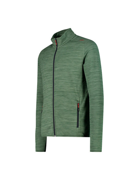 Bunda Cmp Jacket In Melange Stretch Performance Fleece