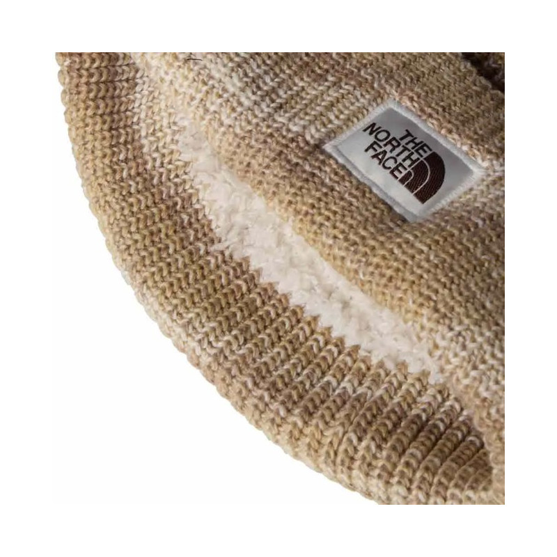 Bonnet The North Face SALTY BAE LINED BEANIE White Dune