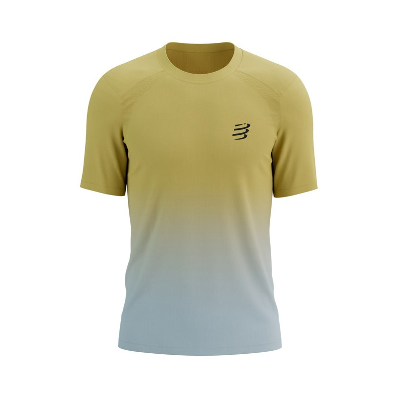 T-shirt Compressport PERFORMANCE SS TSHIRT M Ceylon Yellow/Gr