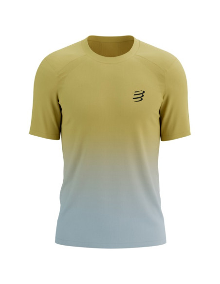 Camiseta Compressport PERFORMANCE SS TSHIRT M Ceylon Yellow/Gr