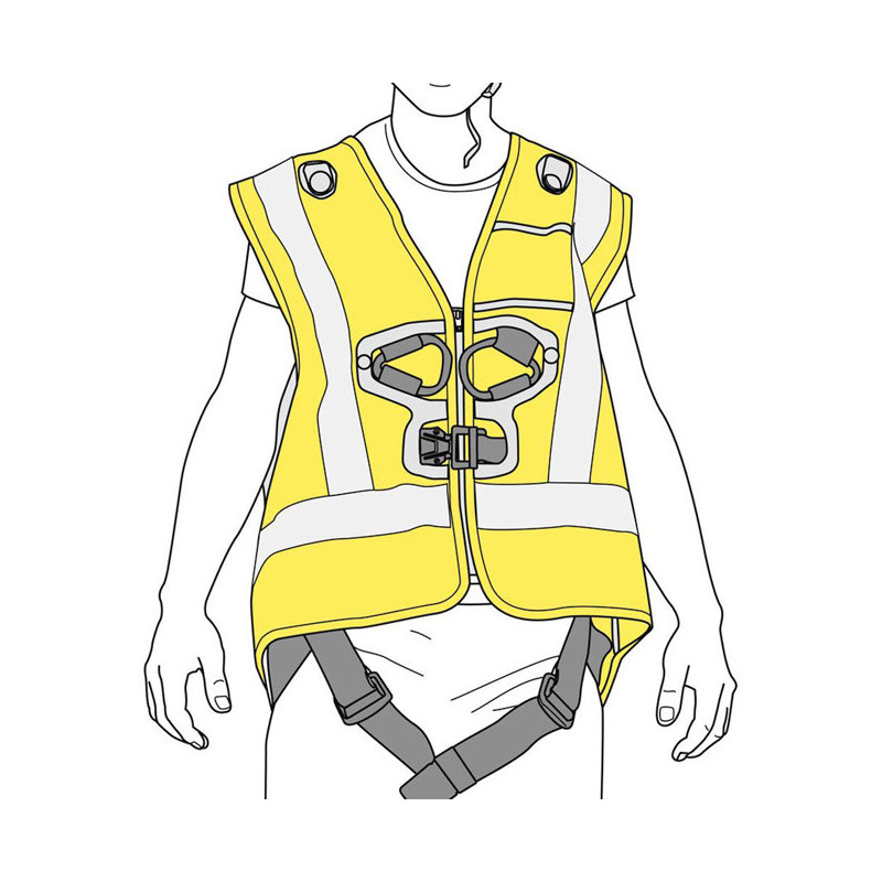 Petzl HI-VIZ chaleco para Newton