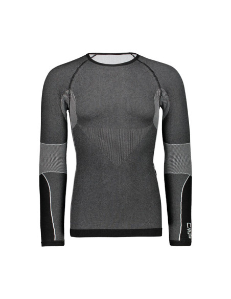 Marškinėliai Cmp Man Seamless Sweat Nero