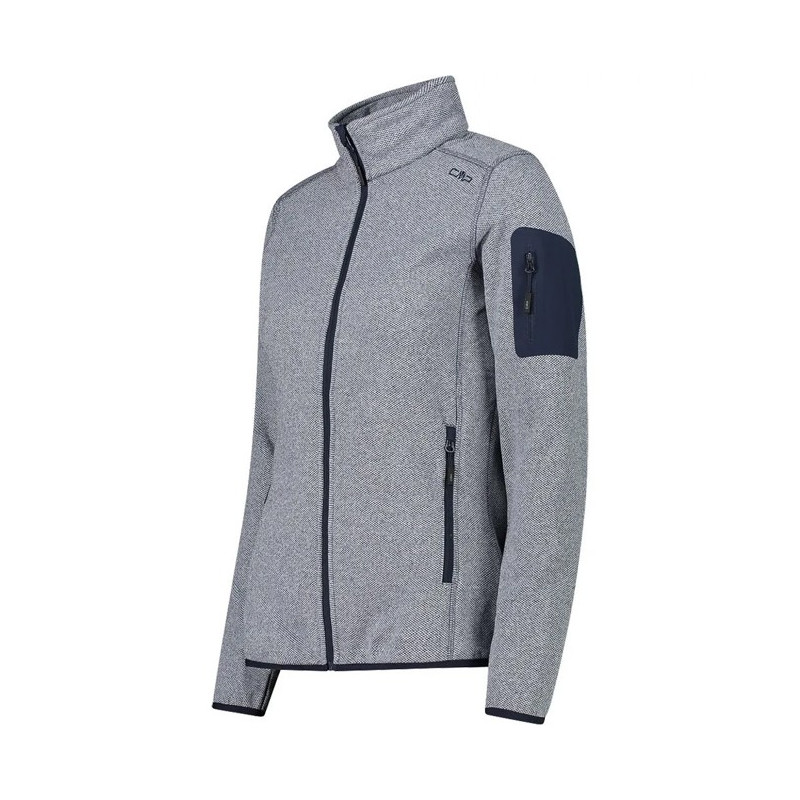 Flisinis megztinis Cmp WOMAN B.BLUE-BIANCO