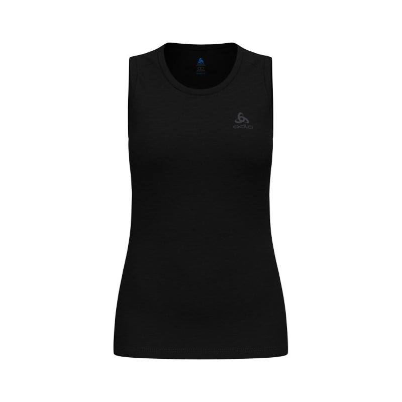Póló Odlo TOP CREW SINGLET MERINO 160 Black
