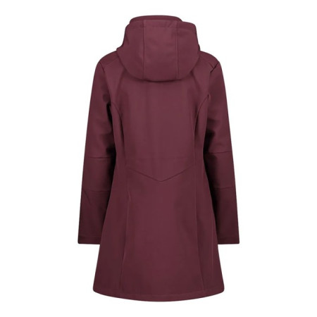 Kurtka Cmp WOMAN PARKA ZIP HOOD BURGUNDY 2