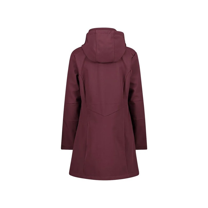 Veste Cmp WOMAN PARKA ZIP HOOD BURGUNDY